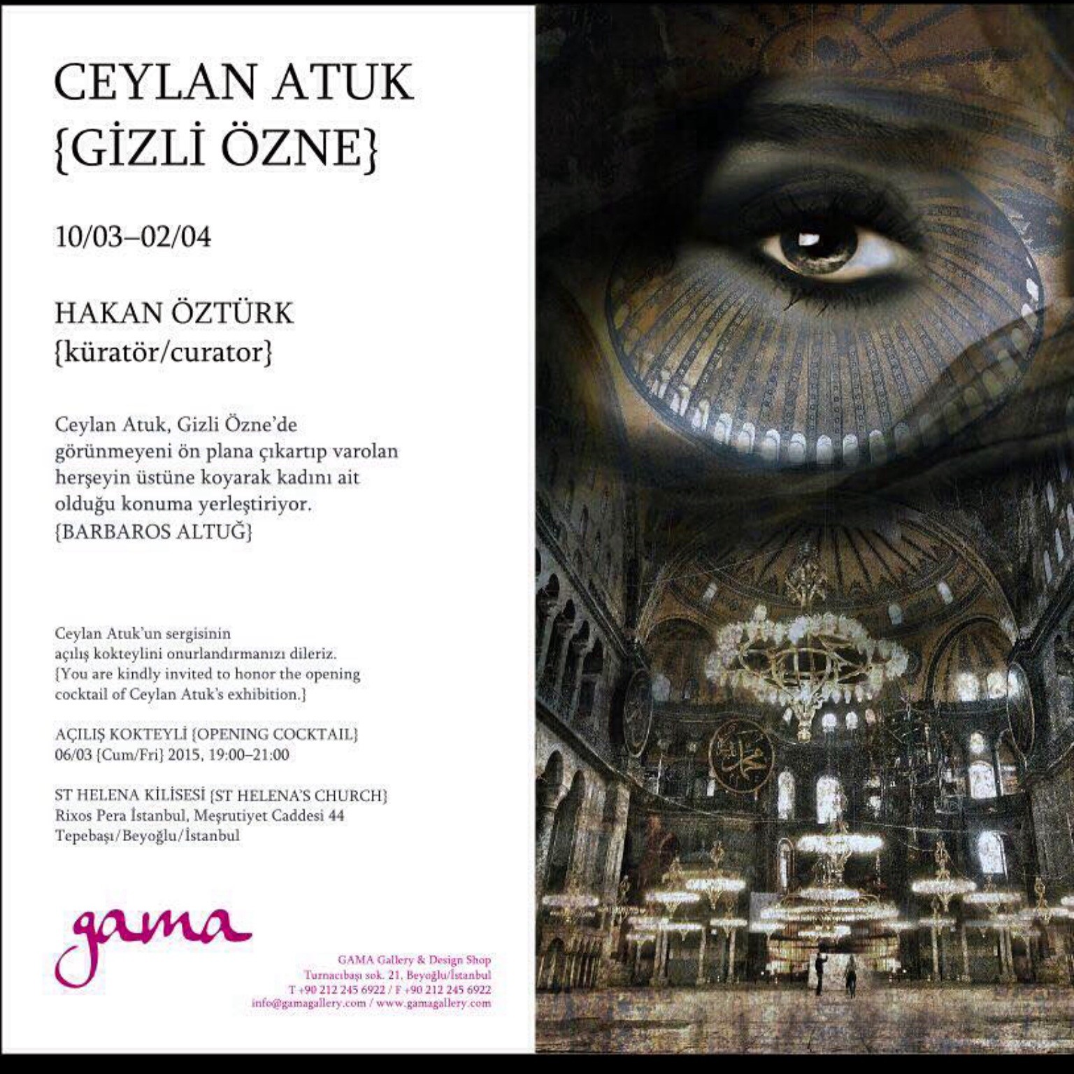 Exposition Gizli Özne- Hidden Subject 2015